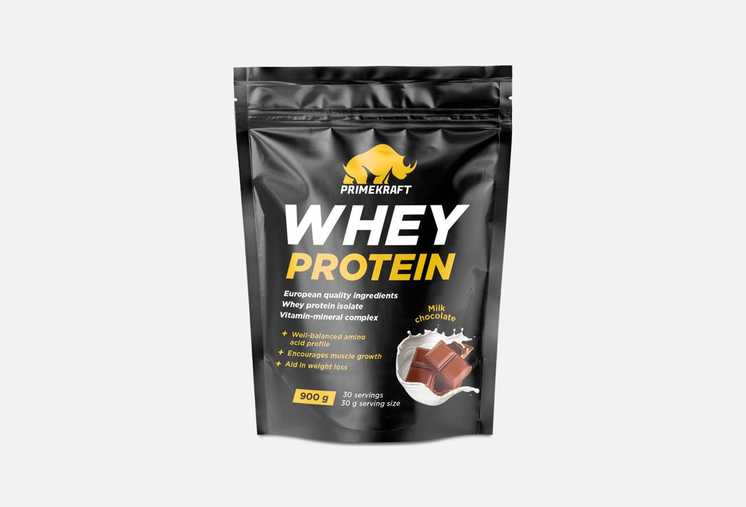 Изображение товара Сывороточный протеин Prime Kraft Молочный шоколад 900 г для набора мышечной массы