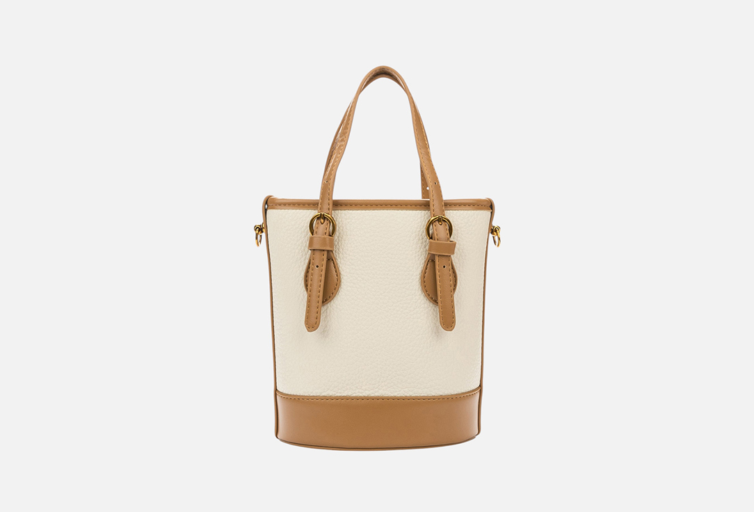 Изображение товара Сумка на короткой ручке NEOMOOD молочная-коричневая