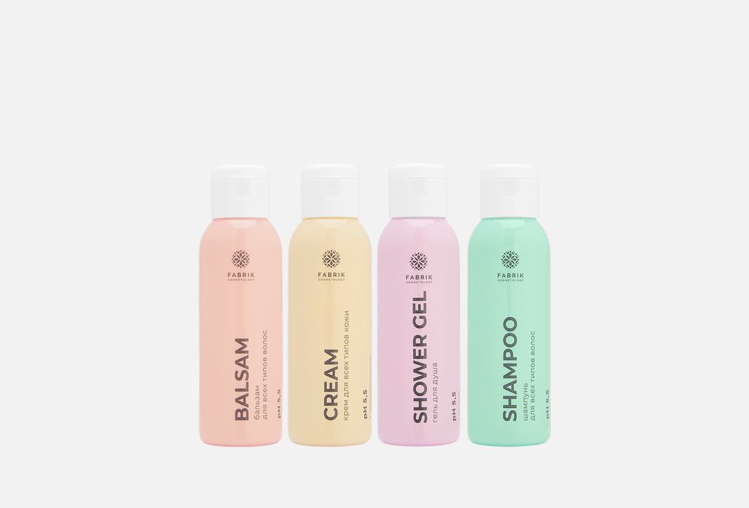 Набор для ухода за телом и волосами FABRIK COSMETOLOGY Body and hair care set 4 шт