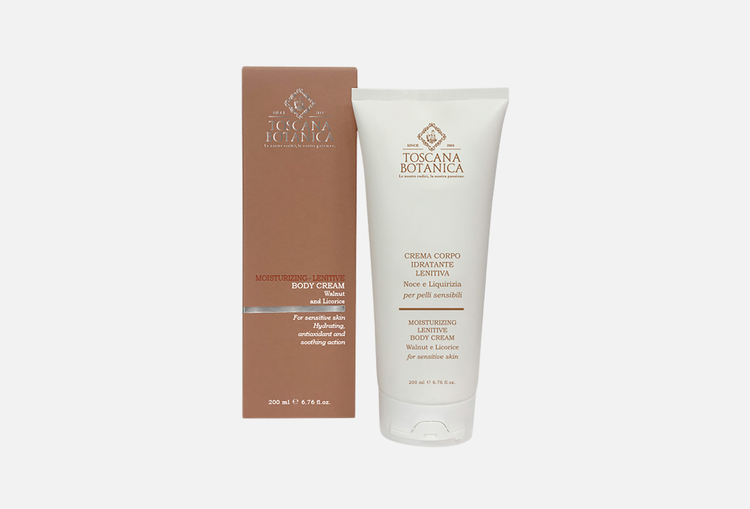 Изображение товара Успокаивающий крем для тела Toscana Botanica CORPO IDRATANTE 200 мл с маслом ши и экстрактами