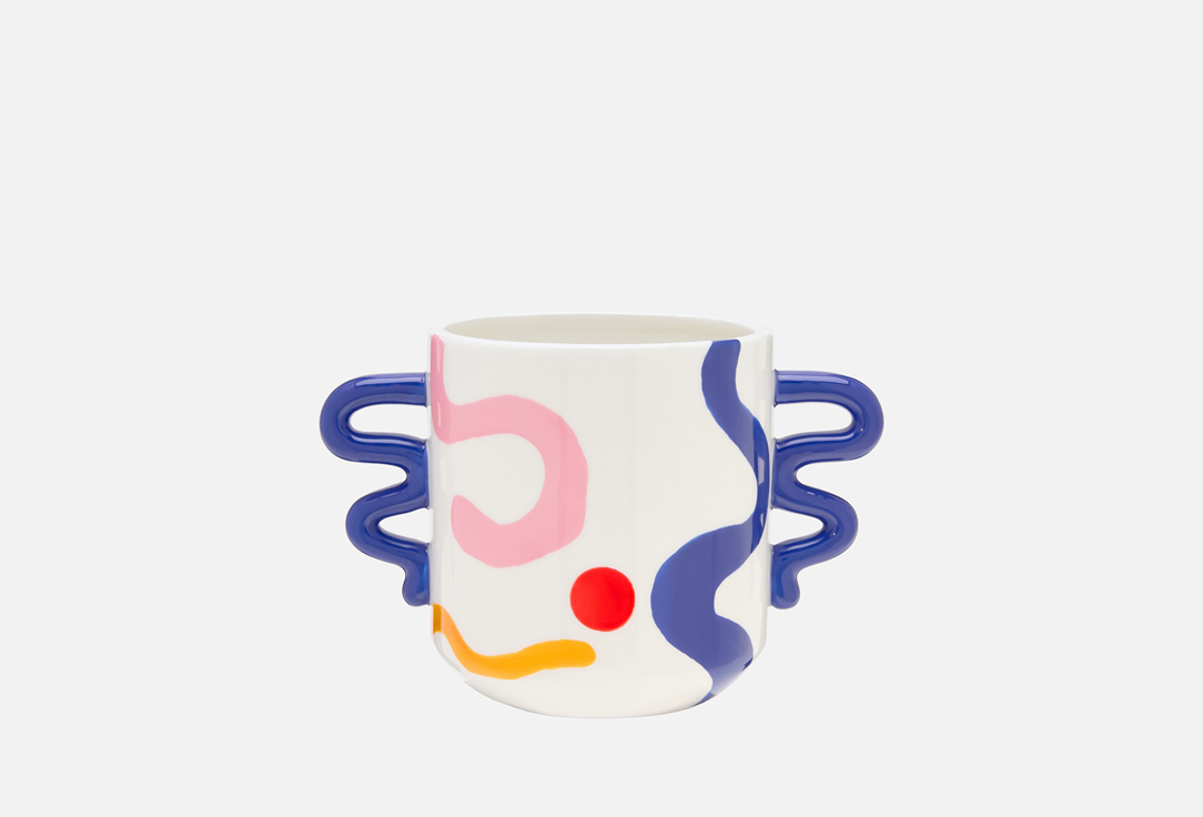 

Кашпо QUE RICO, Принт, Ева, Рисует безумие, 23,5x14x15,5 1 шт