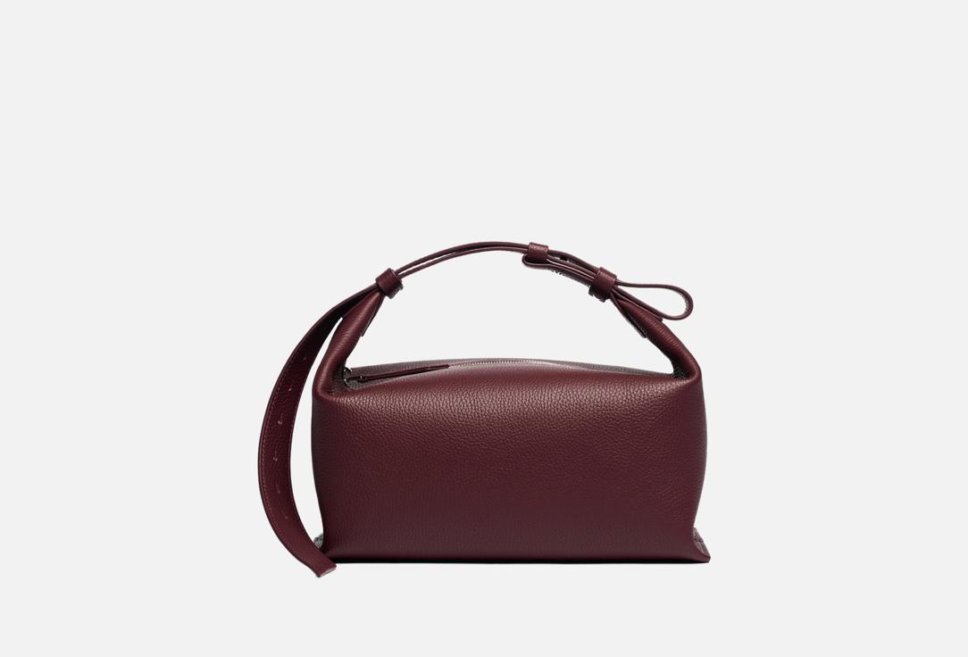 Изображение товара Сумка CNS COINED IN STONE BOBBI medium burgundy стильный аксессуар