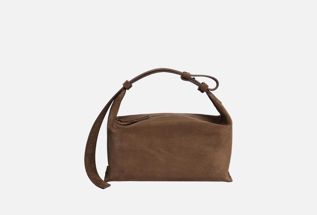 Изображение товара Сумка хобо COINED IN STONE BOBBI medium из натуральной зернистой кожи