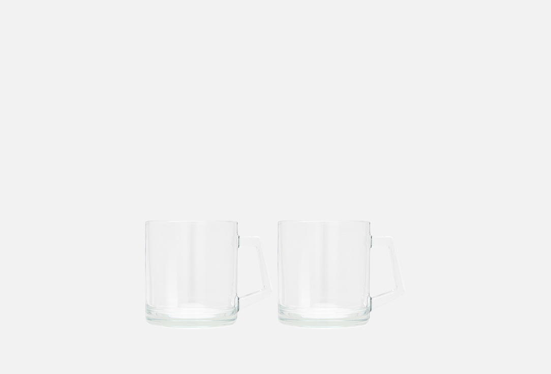 Изображение товара Набор кружек Pasabahce Бейзик-F&D 2 шт стекло 370 мл практичный и стильный