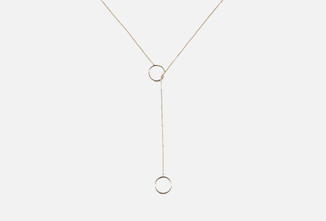 

Колье-галстук золотое TILDA, Circle 1 шт