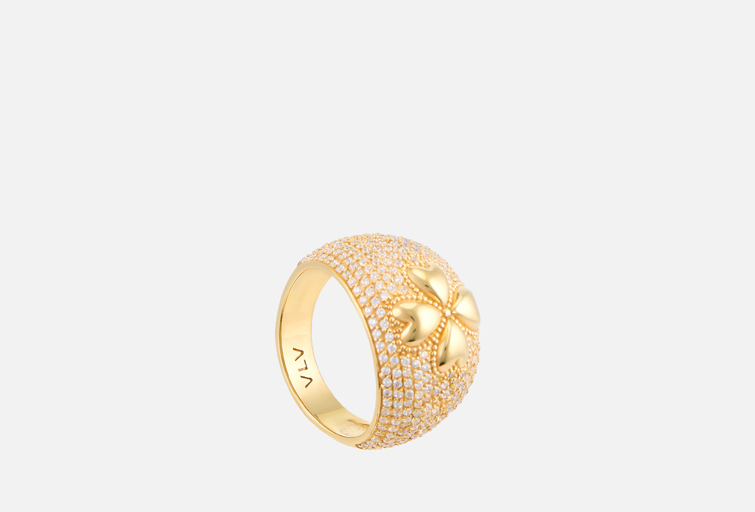 Кольцо серебряное VIVA LA VIKA Simple Gold 16 мл