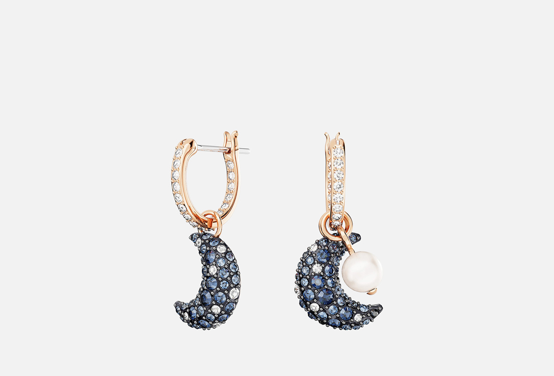 Изображение товара Серьги с подвесками Swarovski Sublima розово-золотые