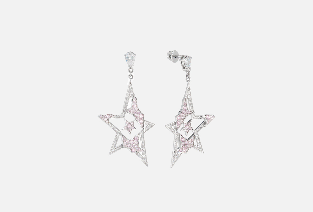 

Серьги серебряные VIVA LA VIKA, Pinky Rock Star Earring 2 шт