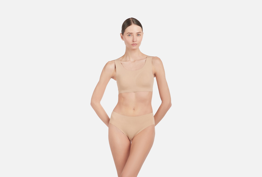 Слипы OMSA DONNA Invisible Slip Midi Nudo S мл