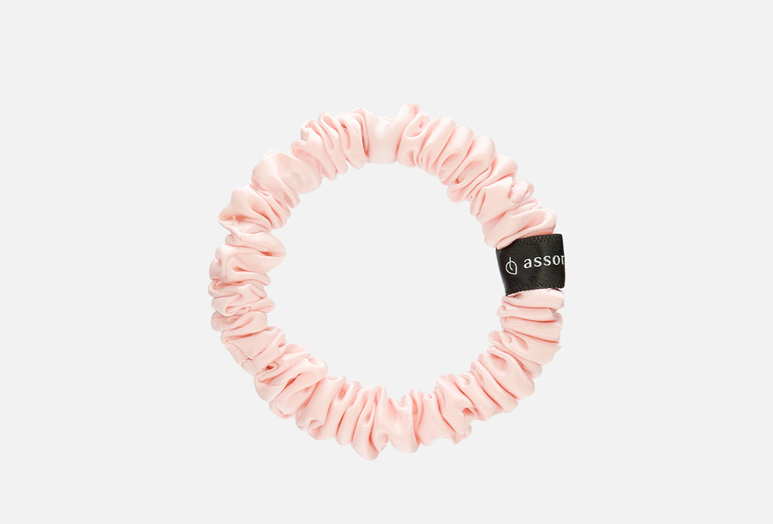 Изображение товара Шелковая резинка для волос Assoro S / Розовая