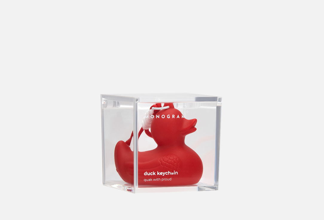 Изображение товара Брелок-уточка Monogram Colour 1029, red