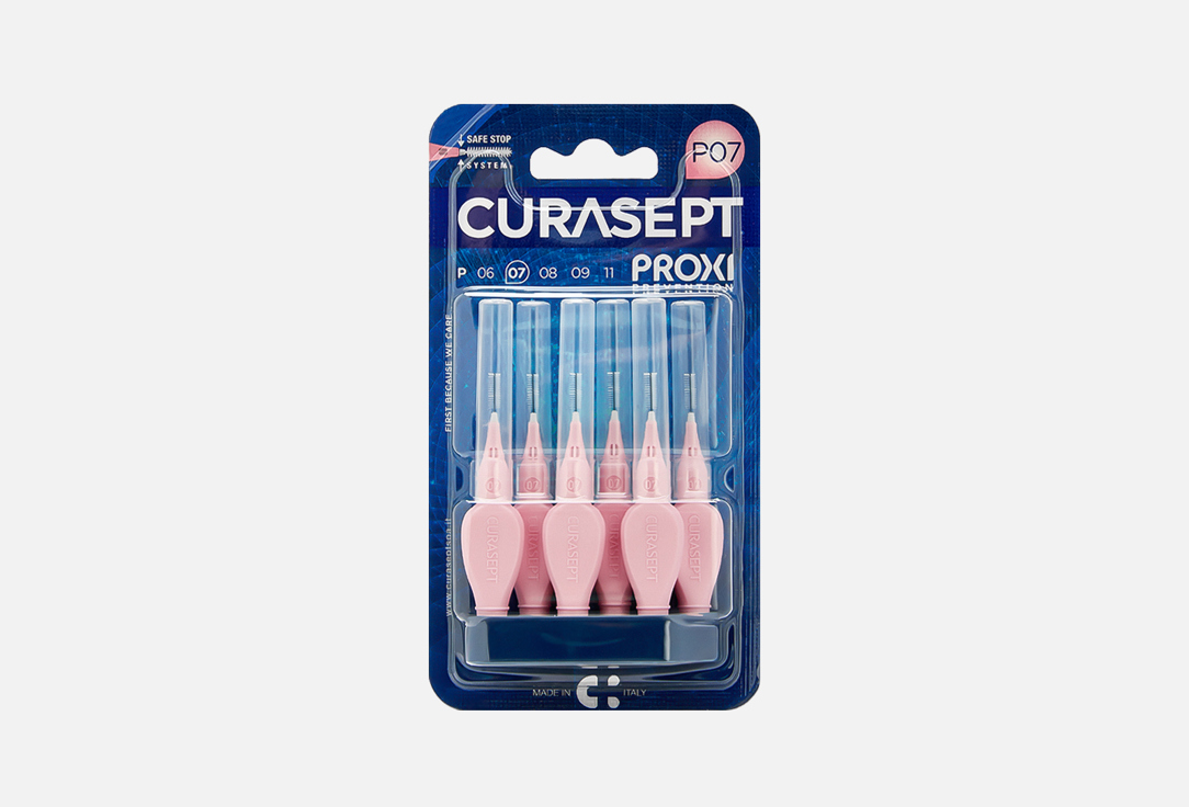 Изображение товара Межзубные ершики Curasept PROXI PREVENTION PINK 0,7 мм