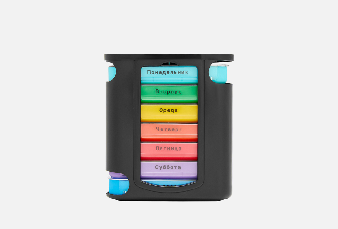 

Таблетница BRADEX, НЕДЕЛЬКА, чёрная 1 шт