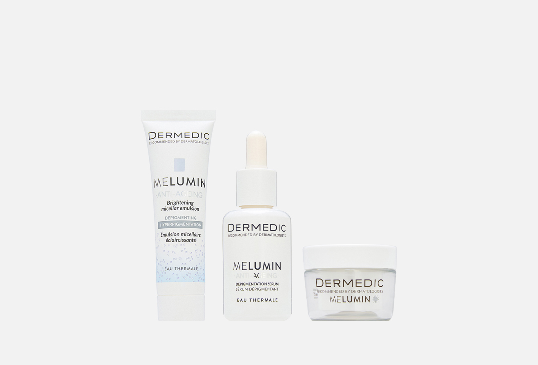 

Набор для ухода за кожей лица DERMEDIC, MELUMIN 3 шт