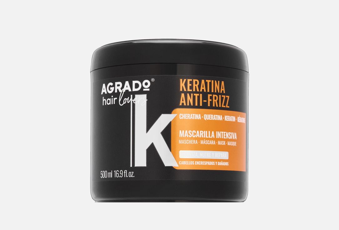 Изображение товара Маска для волос AGRADO Keratin 500 мл для вьющихся волос