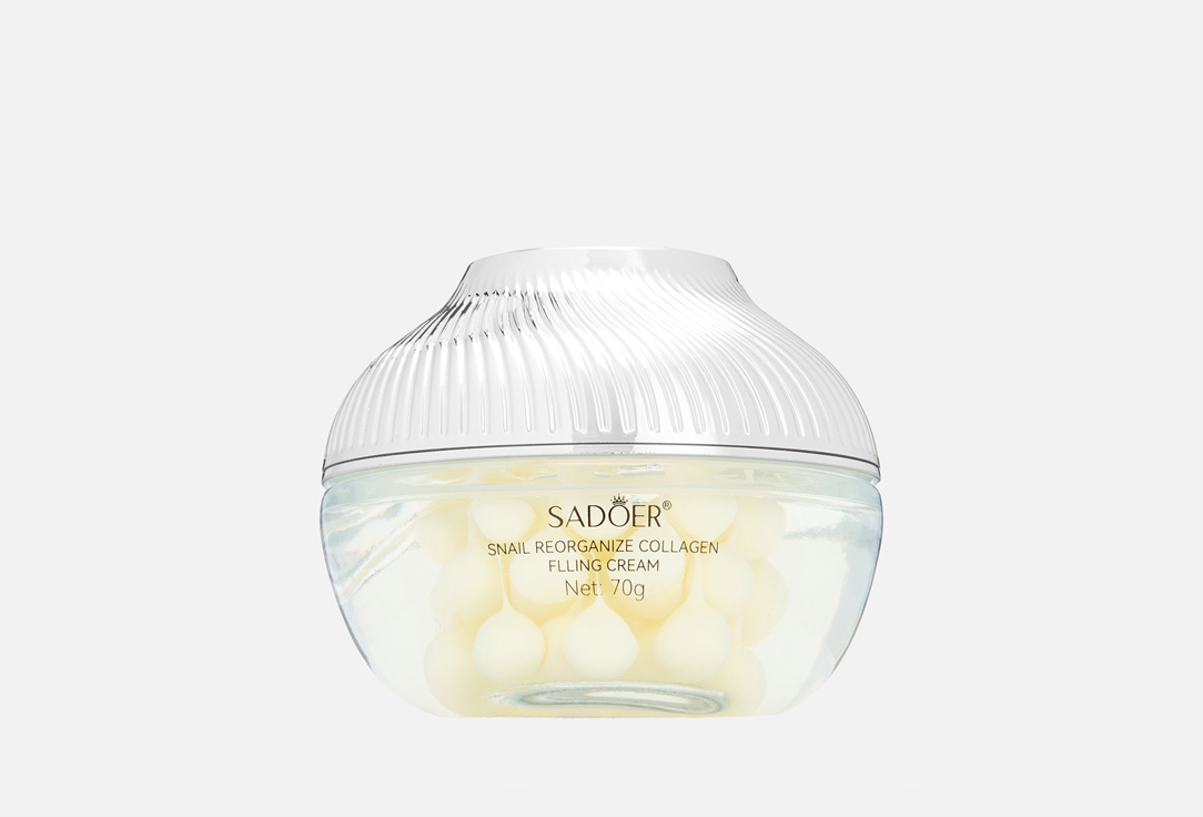 

Омолаживающий крем для лица SADOER, С экстрактом муцина улитки 70 г