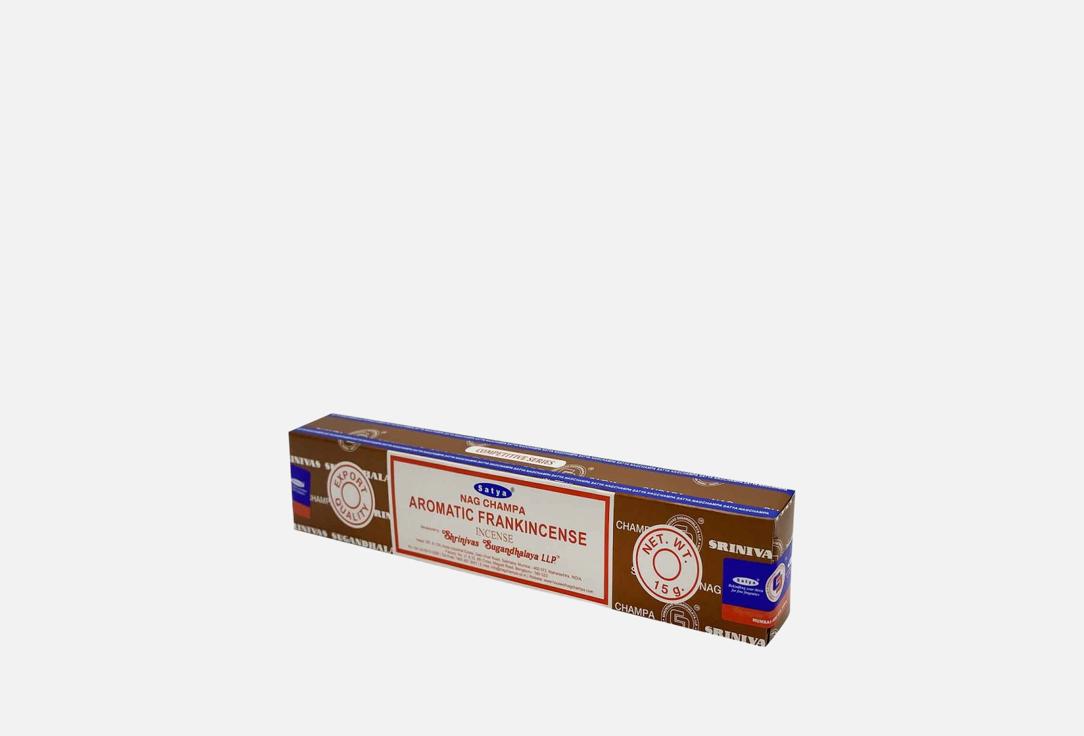 Изображение товара Благовония Satya Aromatic Frankincense 15 г натуральные ароматические палочки для медитации и релак