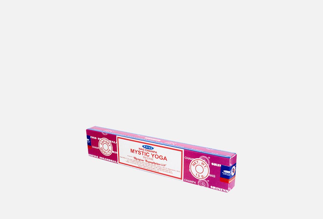 Изображение товара Благовония Satya Mystic Yoga для йоги и релаксации натуральные ароматные палочки