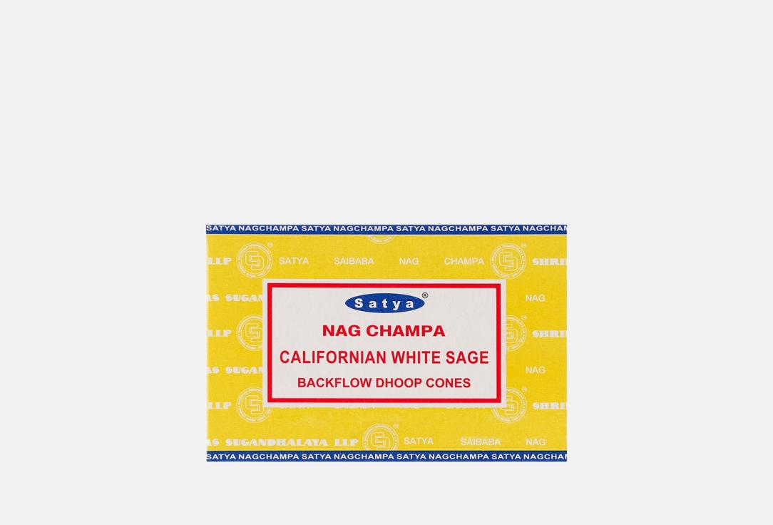 

Благовония SATYA, Californian White Sage Dhoop Cone 12 шт