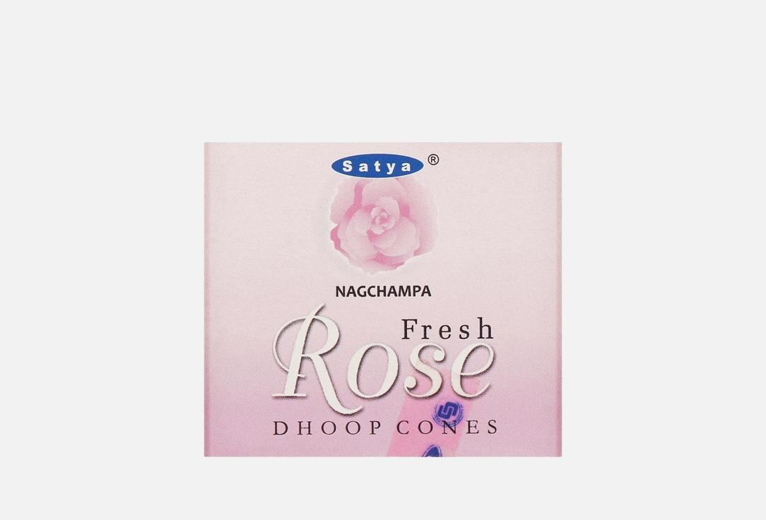 Изображение товара Благовония Satya Fresh Rose Dhoop Cone