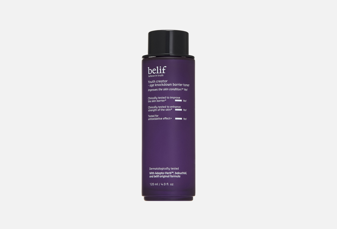 Укрепляющий тонер для лица BELIF Youth creator - age knockdown barrier toner 120 мл