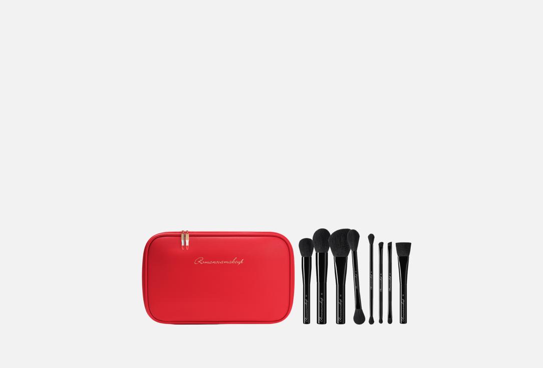 Изображение товара Набор кистей для макияжа Romanovamakeup Sexy ultimate brush kit new с косметичкой
