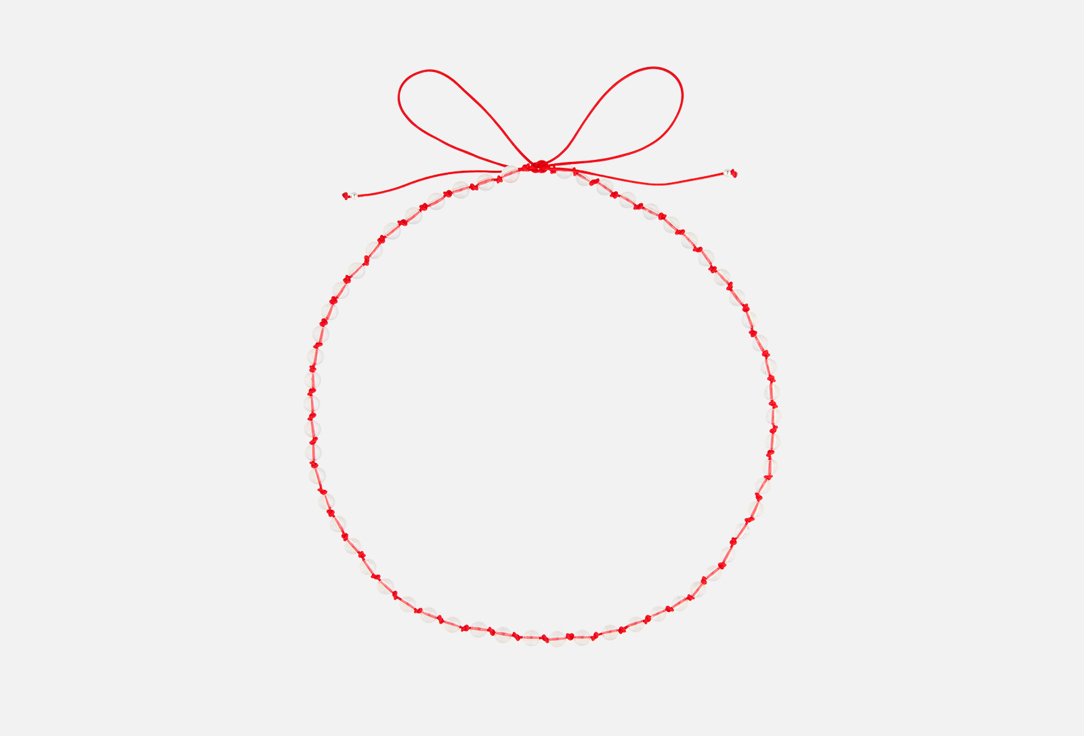 

Колье LU JEWEL, KNOTS RED MINI 1 шт