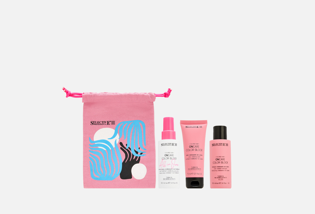 

Набор для ухода за волосами SELECTIVE PROFESSIONAL, ONCARE COLOR BLOCK 3 шт