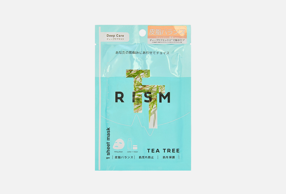 

Маска тканевая для лица RISM, Deep Care Mask Tea Tree 1 шт