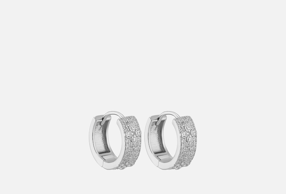 

Серьги серебряные JUVEDEL, С фианитом 2 шт