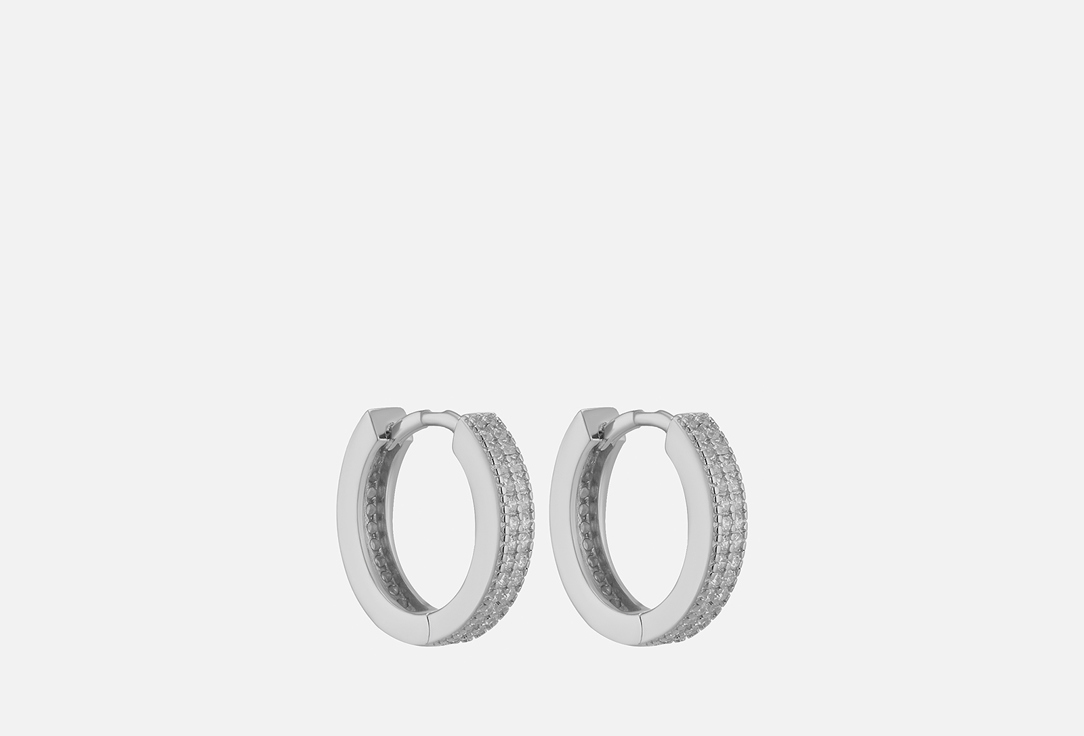 

Серьги серебряные JUVEDEL, С фианитом 2 шт