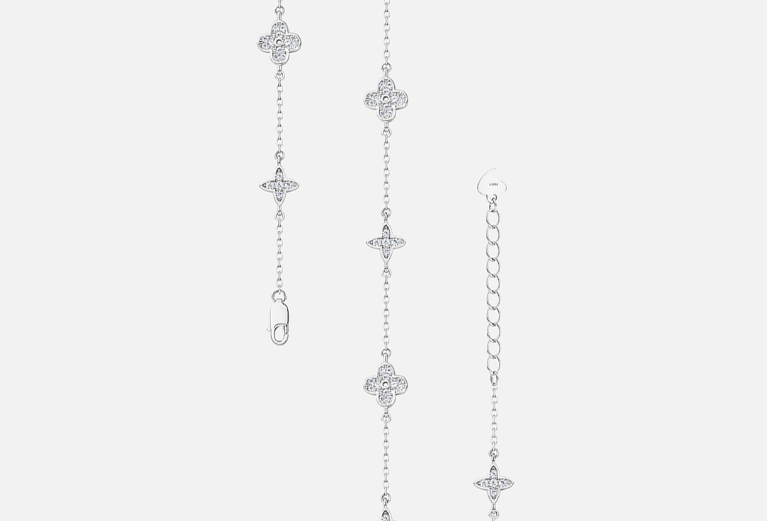 Изображение товара Браслет серебряный JUVEDEL с фианитом