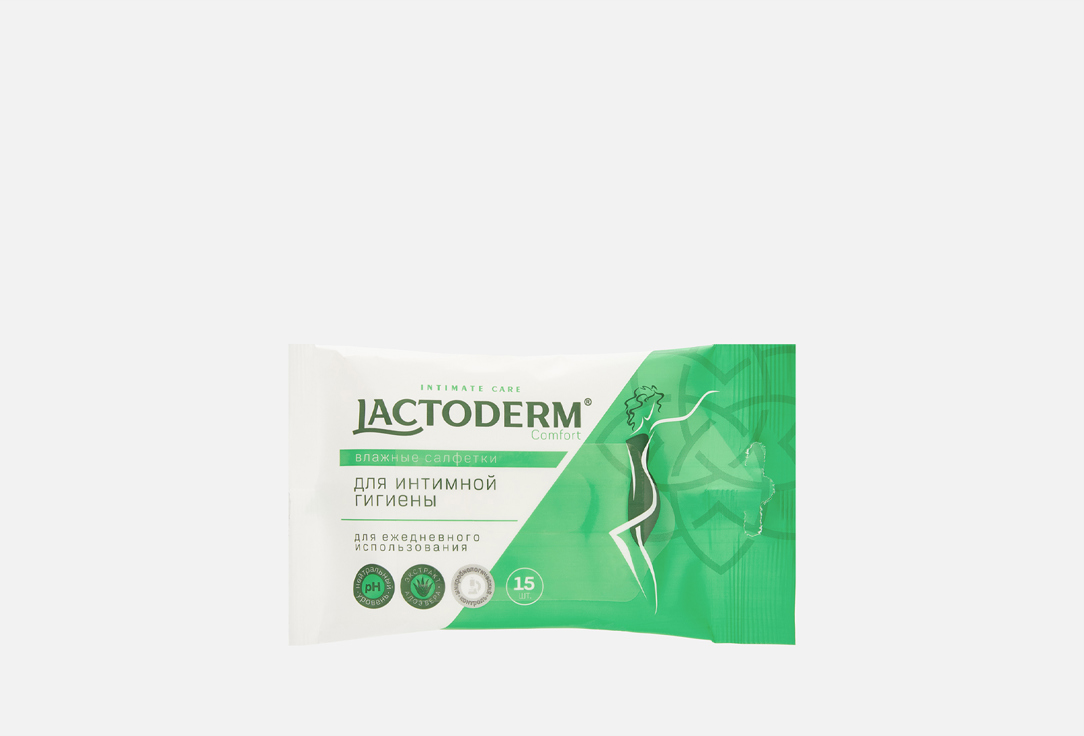 Изображение товара Влажные салфетки для интимной гигиены Lactoderm Сomfort
