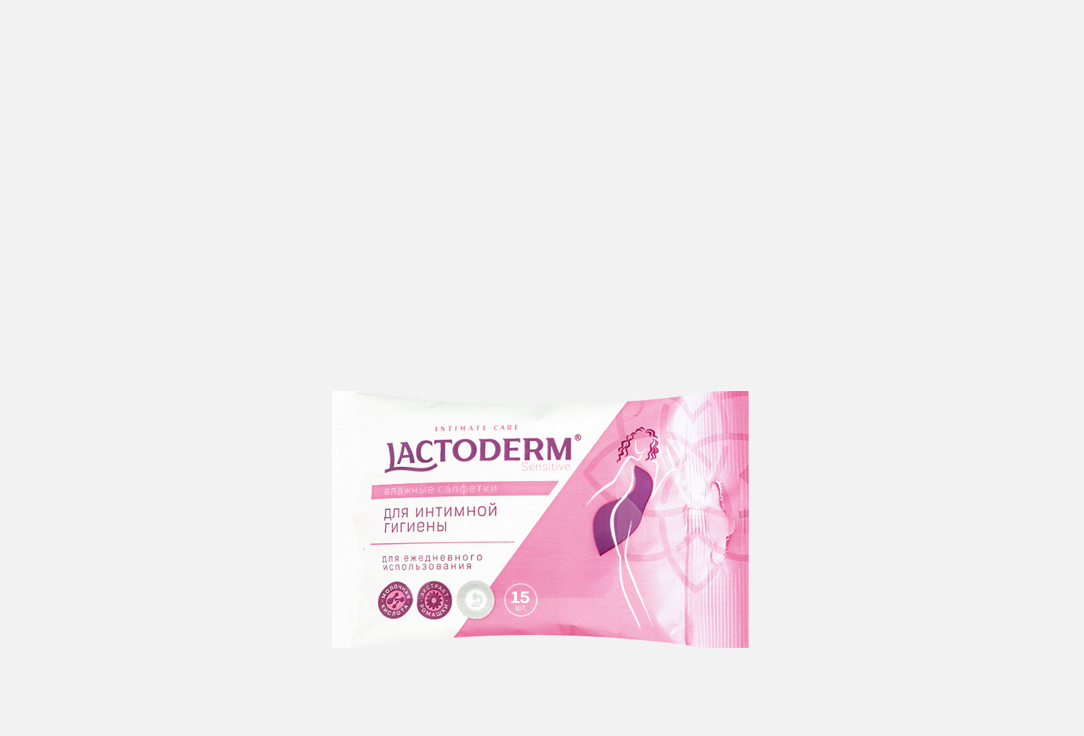 Изображение товара Влажные салфетки для интимной гигиены Lactoderm Sensitive