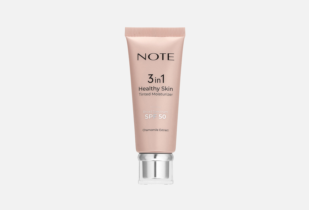 Изображение товара Увлажняющий крем с тональным эффектом для лица NOTE 3 in 1 healthy skin tinted moisturizer