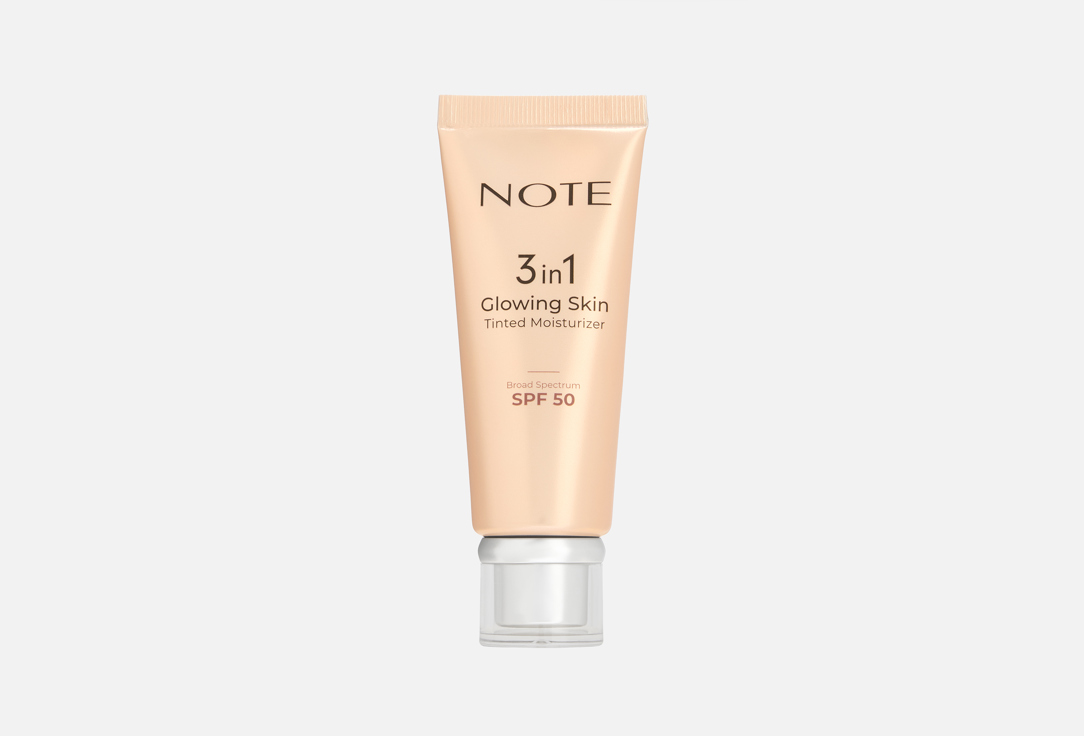 Изображение товара Увлажняющий тональный тинт 3-в-1 NOTE Glowing Skin SPF 50+ 30 мл