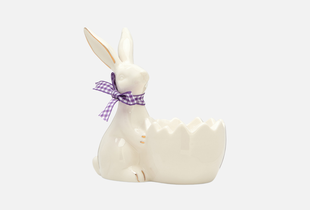 Подставка для яйца TOPGIFT Заяц, 11,5х5,5х11см 1 шт