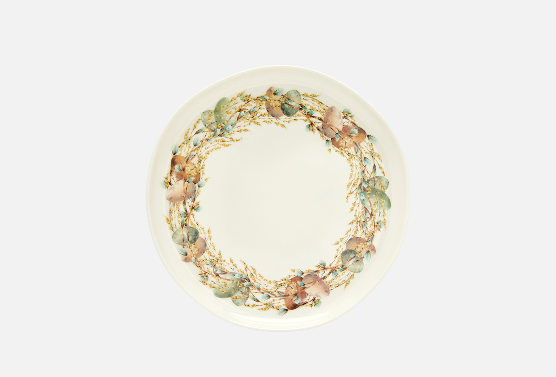 

Тарелка TOPGIFT, Принт, L25,5 W25,5 H2,5 см 25.5 см