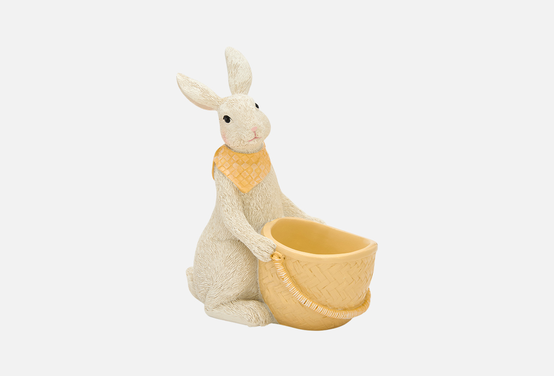 Фигурка декоративная TOPGIFT Заяц, 14,5х9х19см 1 шт