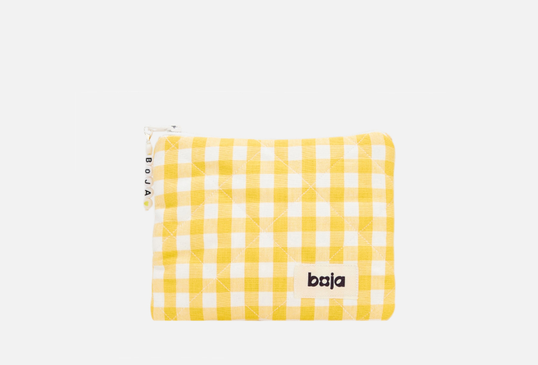 

Плоская косметичка BOJA, Желтый, Sunny California Маленькая