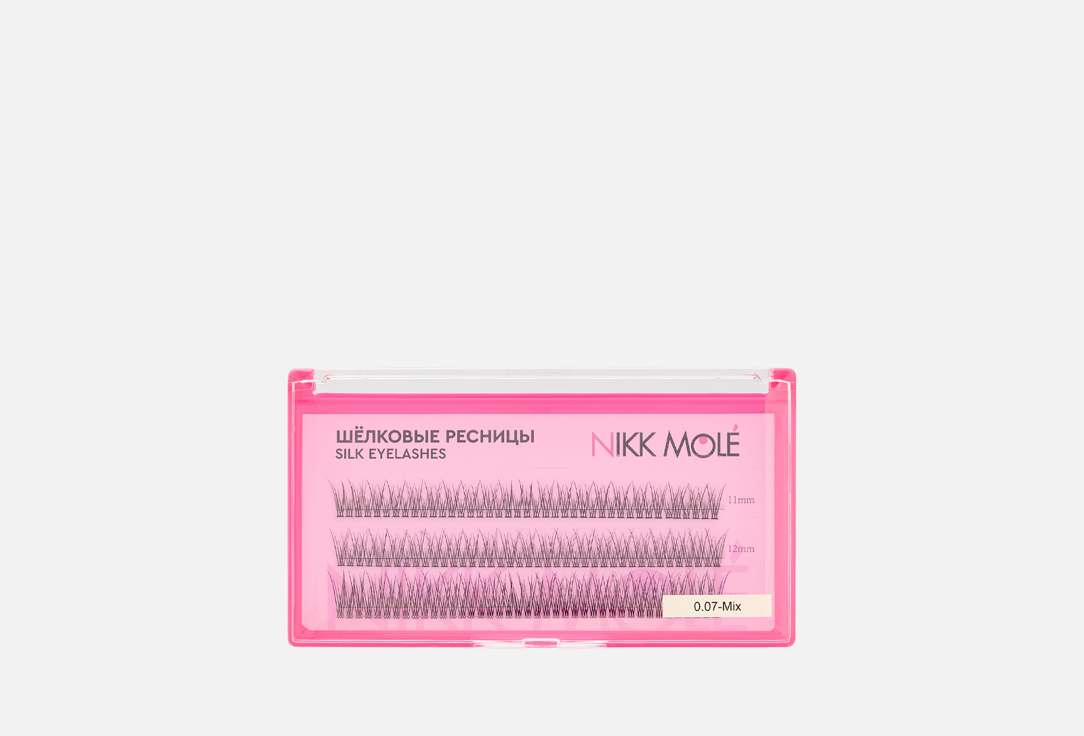 Изображение товара Пучки для наращивания ресниц NIKK MOLE Eyelashes mix №3 classic 11, 12, 14