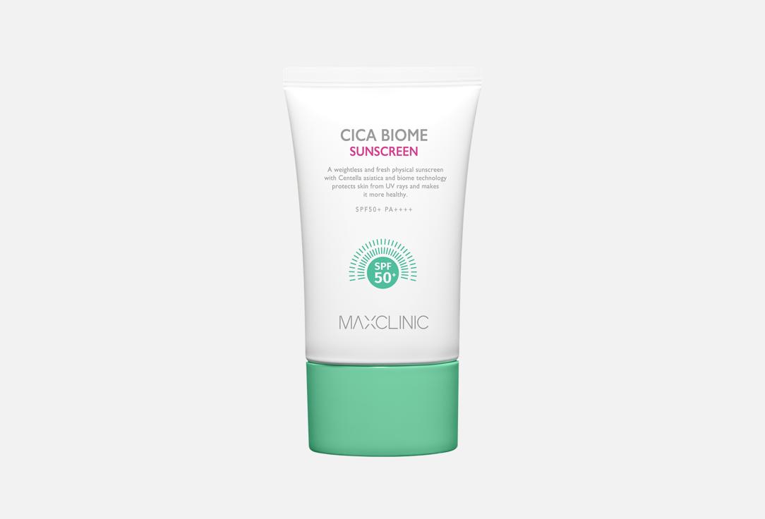 

Солнцезащитный крем для лица SPF 50+ MAXCLINIC, Cica biome 50 мл