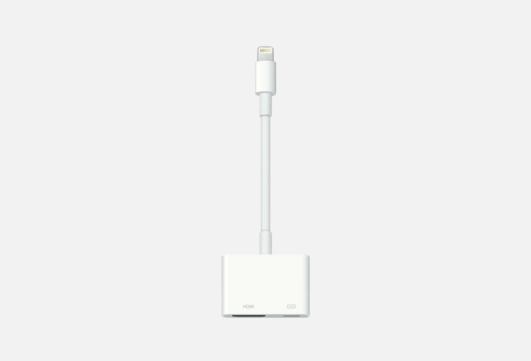

Кабель APPLE, Белый, Lightning to HDMI Digital AV 1 шт