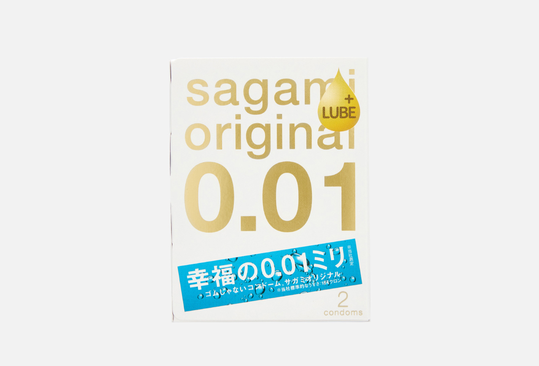 Изображение товара Презервативы ультратонкие Sagami Original 0.01 polyurethane Extra Lub
