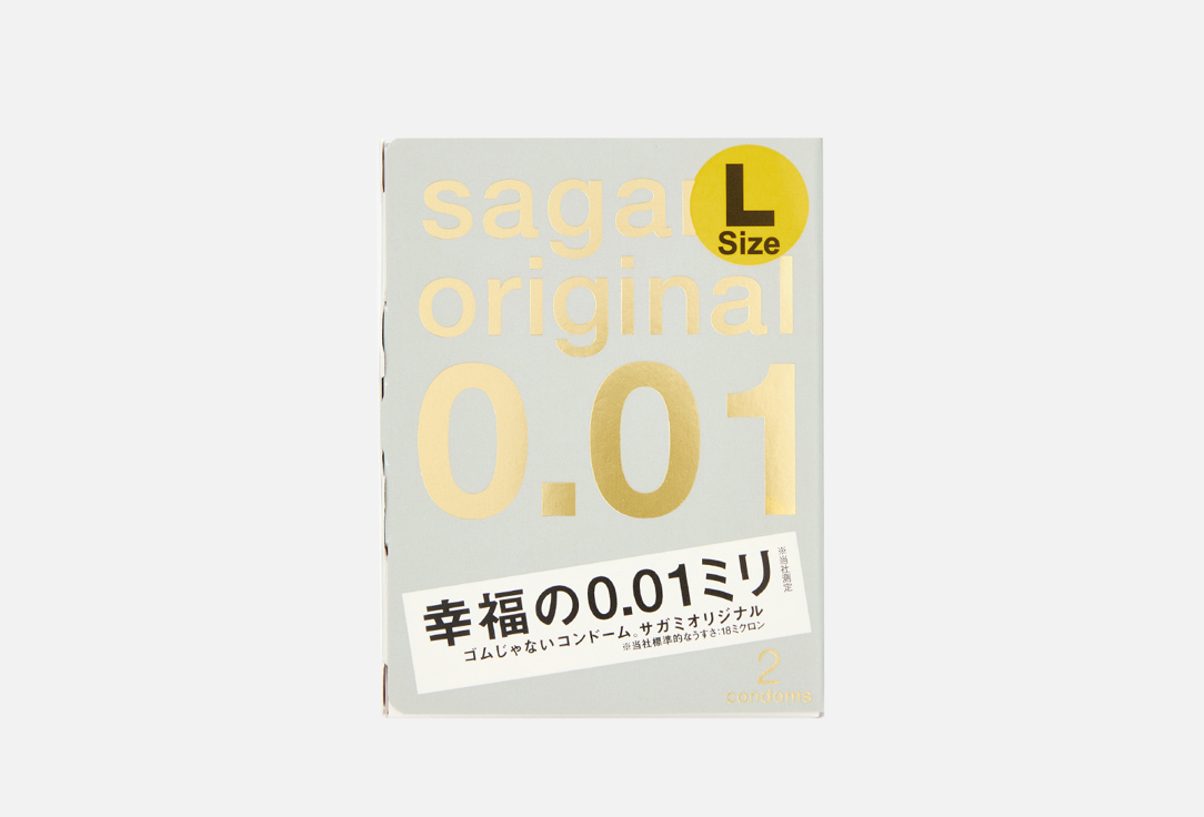 Изображение товара Презервативы ультратонкие Sagami Original 0.01 polyurethane Large