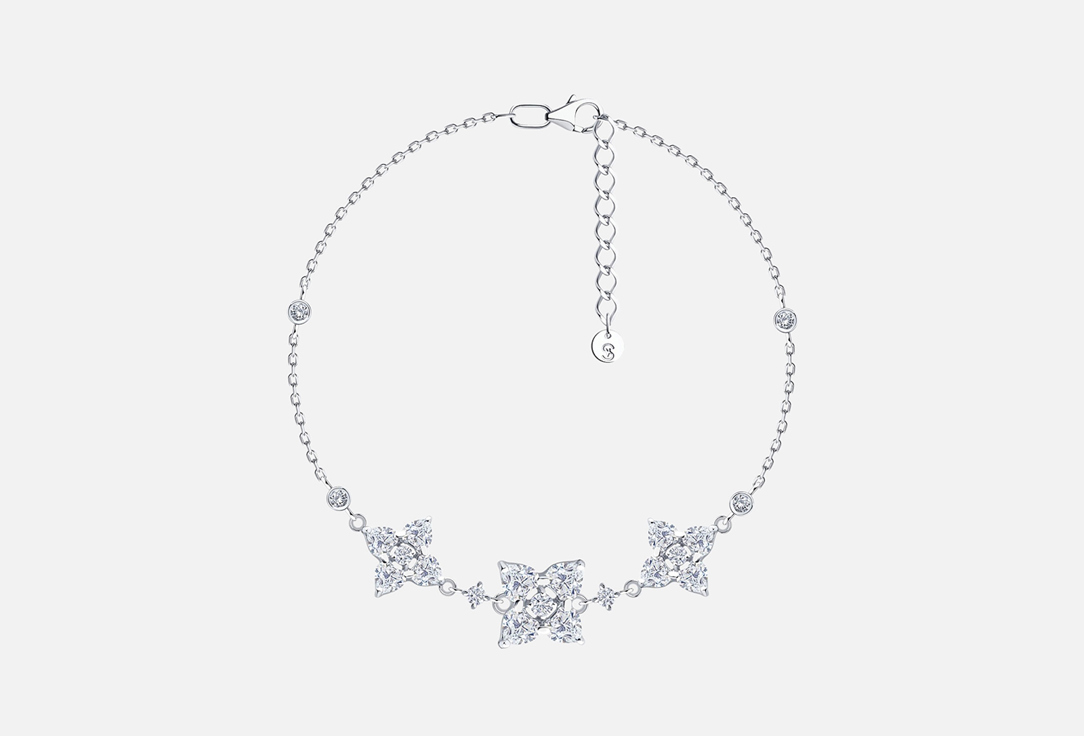 Изображение товара Серебряный браслет SOKOLOV с фианитом для женщин 94051509