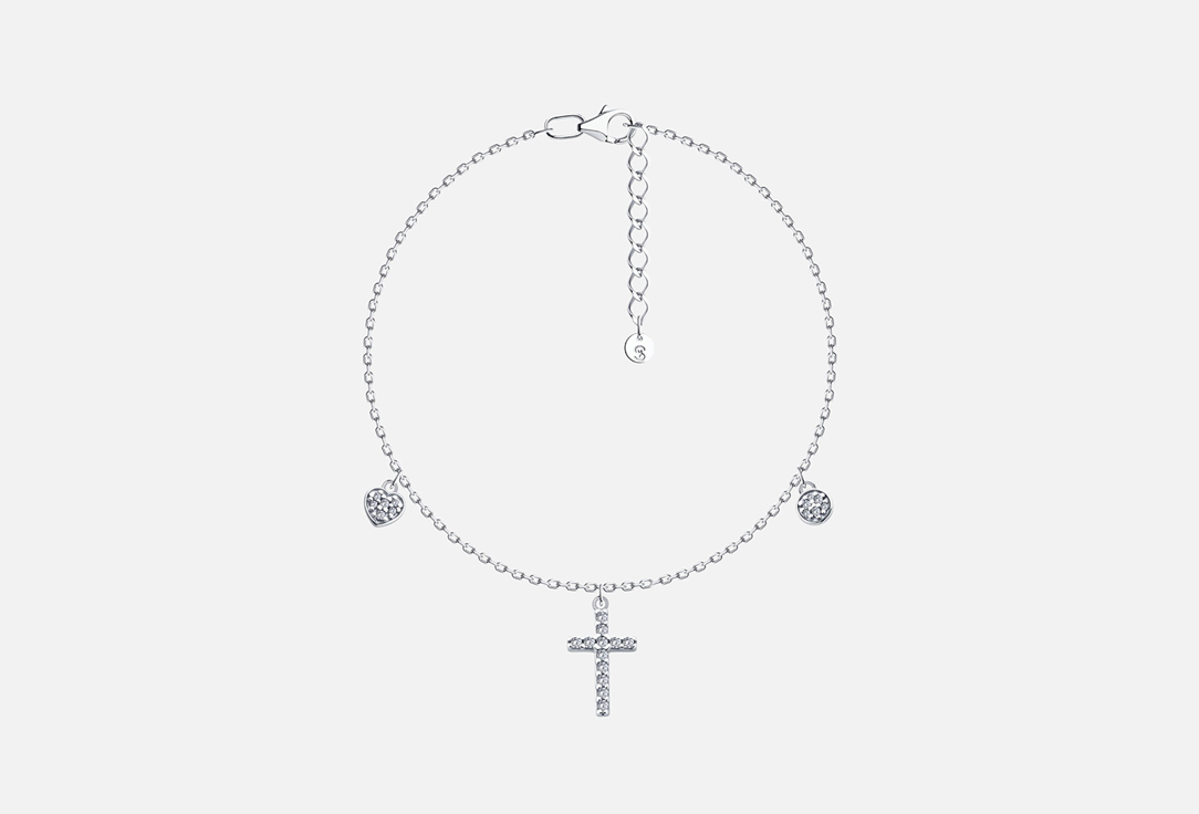 Изображение товара Серебряный браслет SOKOLOV с фианитами 925 пробы для женщин