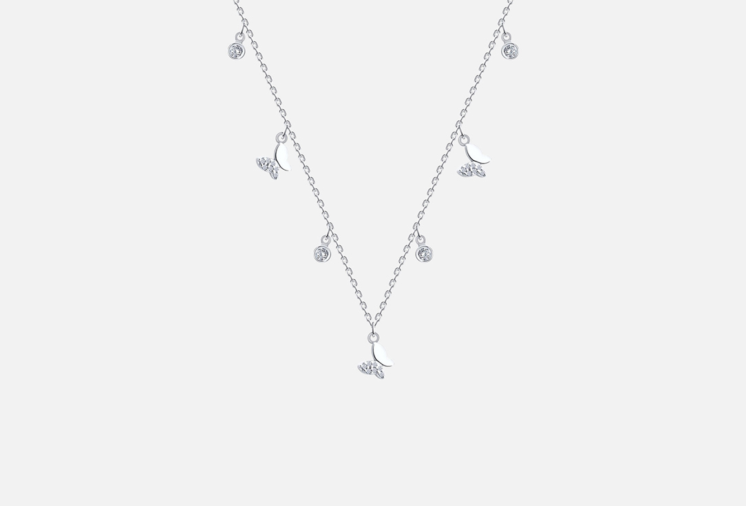 Изображение товара Колье серебряное SOKOLOV Фианит