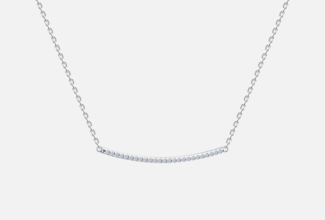 Изображение товара Колье серебряное с фианитами 925 пробы SOKOLOV для женщин