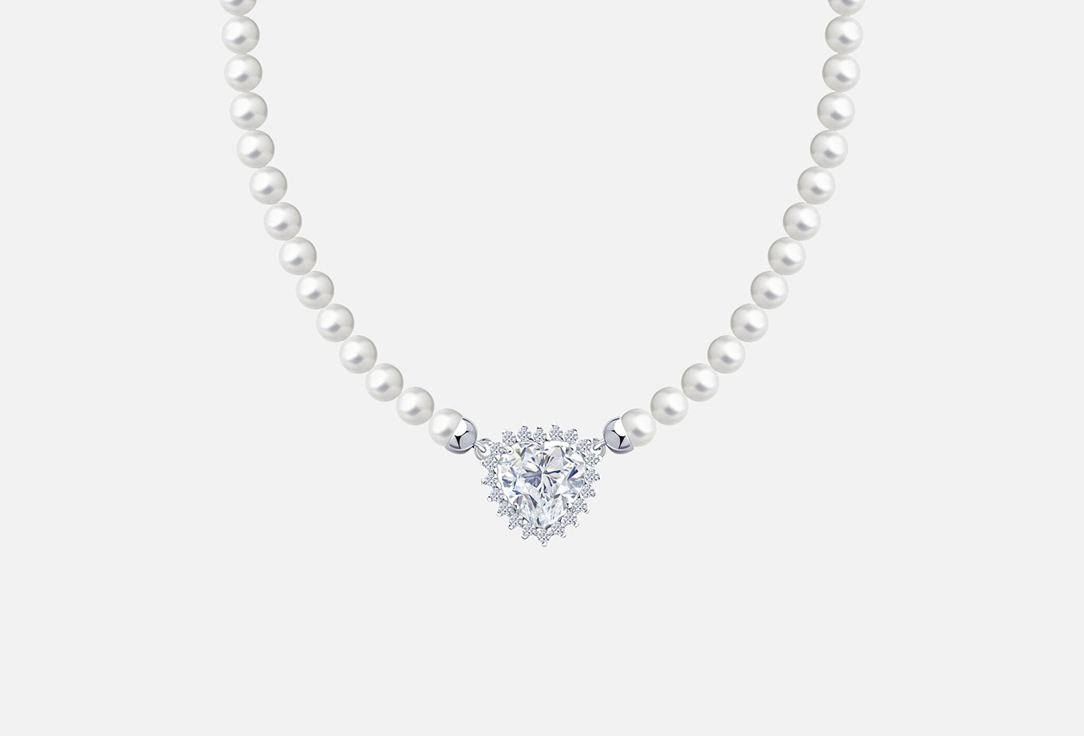 Изображение товара Серебряное колье с жемчугом SOKOLOV 925 пробы